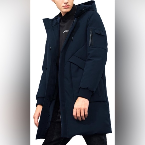 Men's Winter Coats Water & Windproof  Long Hooded Puffer Jacket * Brand … - Picture 1 of 7